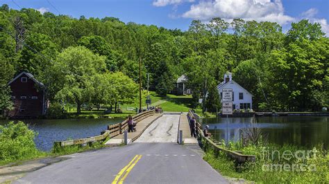 Brookfield Floating Bridge Photograph by Scenic Vermont Photography ...