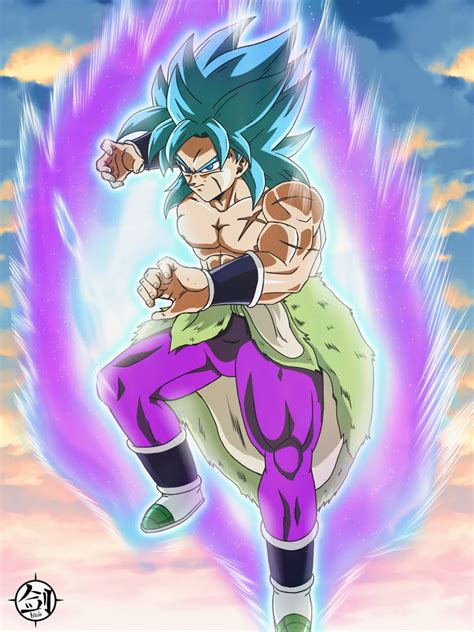 Super Saiyan Blue Broly (Final) by Blade3006 on DeviantArt