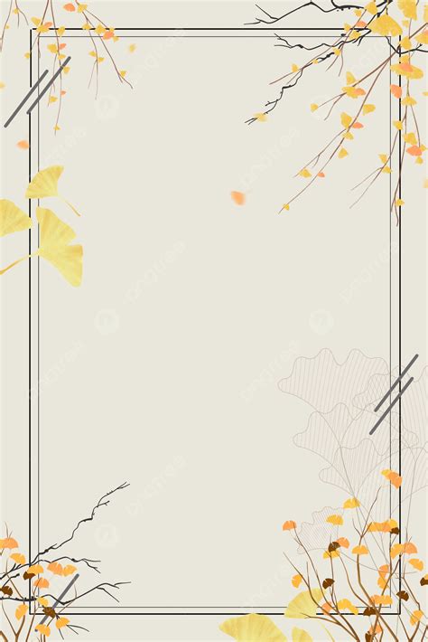 Autumn On New Minimalist Poster Background Template, Autumn, New, Minimalist Background Image ...