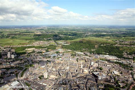 aeroengland | aerial photograph of Halifax Yorkshire England UK