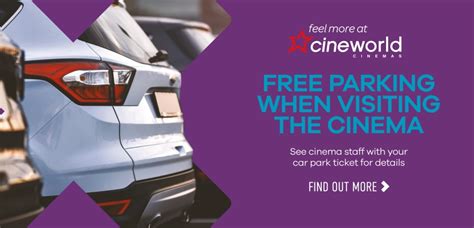 Free Parking for Cineworld Customers! | Xscape Milton Keynes