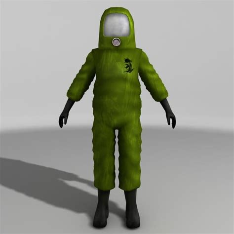 Hazmat Suit (rigged) 3D Model $40 - .fbx .obj .3ds .max - Free3D