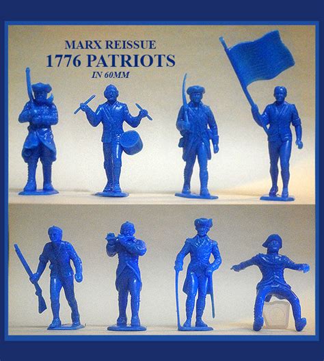 MARX Toy Soldiers Revolutionary War Americans in 60mm - Reissued Mediu – ATS TOY SOLDIERS