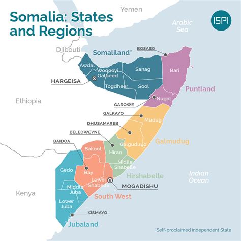 Somalia, States and Regions | ISPI