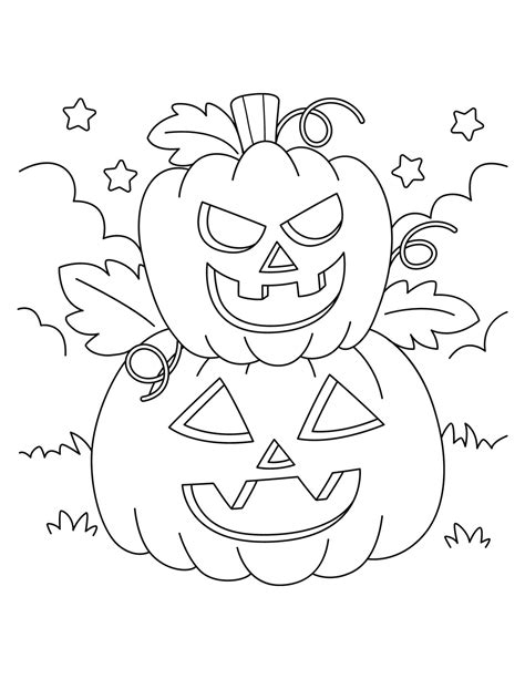 Free Printable Halloween Coloring Pages for Toddlers & Kids - The Little Frugal House