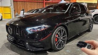 New Mercedes-AMG A35 4MATIC Facelift 2023 (Night Package II) - Visual Review, Exterior ...