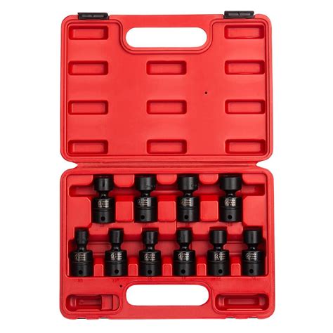 Sunex Tools 3657 - 3/8" Drive Metric Universal Impact Socket Set ...