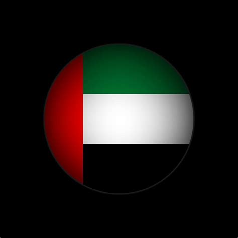 Country United Arab Emirates. United Arab Emirates flag. Vector ...