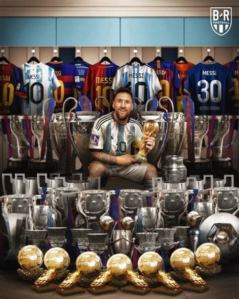 Arrêt sur image : la légende Lionel Messi et ses coupes et ballon d’Or, toute une fortune ...