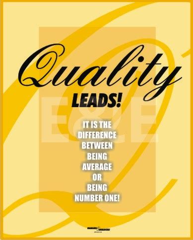 QUALITY LEADS – Enablers & Enhancers