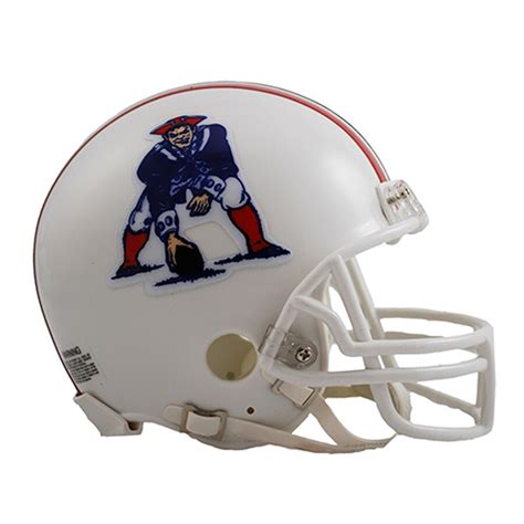 New England Patriots Riddell New England Patriots Throwback 1982 - 1989 VSR4 Mini Football Helmet