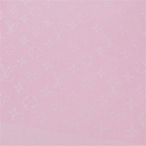 Louis Vuitton Pink Silk & Wool Monogram Scarf - Louis Vuitton Canada