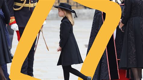 Princess Charlotte Attends The Queen's Funeral In Formal Hat Alongside Kate Middleton | Glamour UK