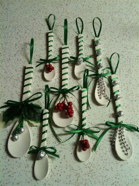 How to Make Wooden Spoon Christmas Ornaments | Recipe | Christmas spoons, Spoon crafts, Wooden ...