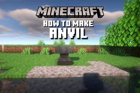 How to Make an Anvil in Minecraft (2023) - Easy Guide