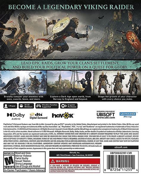 Assassin's Creed Valhalla Standard Edition PlayStation 5 UBP30602397 - Best Buy