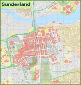 Sunderland Maps | UK | Discover Sunderland with Detailed Maps