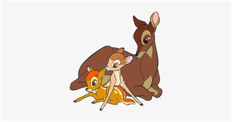 Disney - - Bambi And His Mom Transparent PNG - 342x357 - Free Download on NicePNG