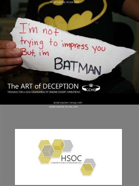 The Art of Deception