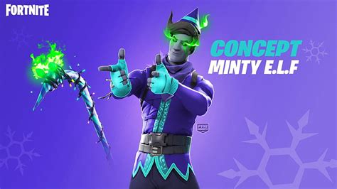 Fortnite Codename E.L.F Merry Mint, minty pickaxe HD wallpaper | Pxfuel