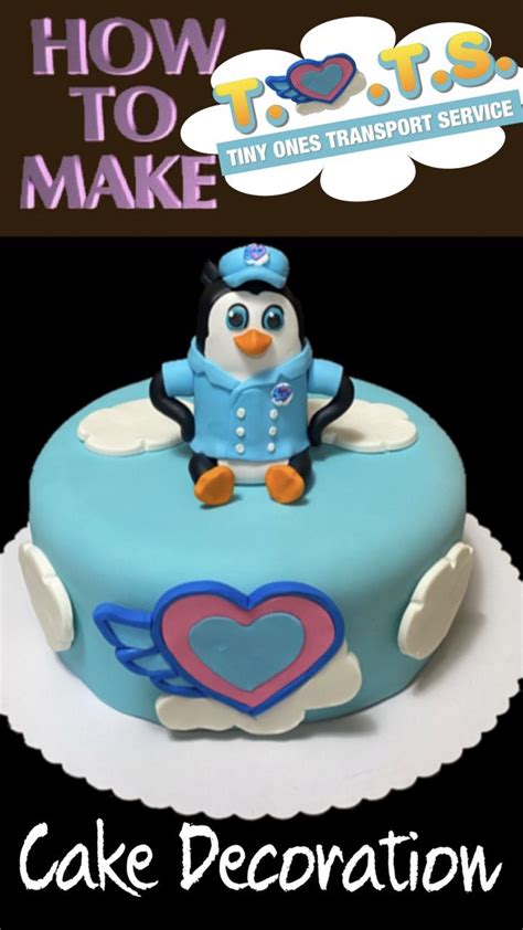 PIP the PENGUIN from TOTS on Disney Junior Cake Decoration Tutorial ...