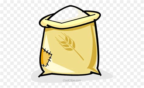 Sack Of Flour Royalty Free Vector Clip Art Illustration - Sack Clipart - FlyClipart