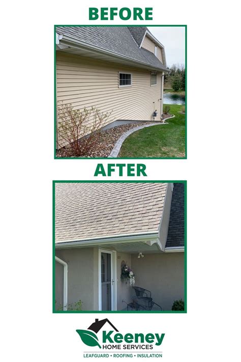 Before and After LeafGuard Gutter Installation in Wisconsin in 2021 ...