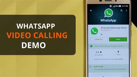 Why whatsapp video call not working - tercaster