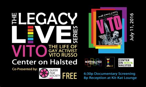 LEGACY LIVE: Vito Russo Documentary Screening | Legacy Project Chicago