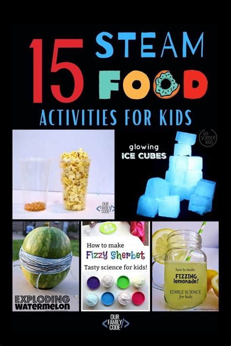 STEAM Food Activities for Kids Hands-on Learning - Our Family Code