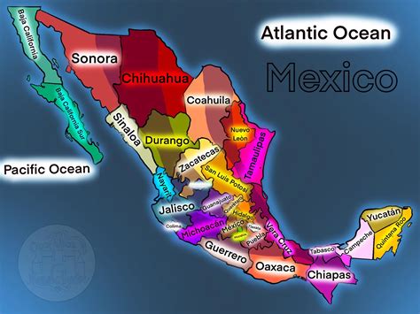 Mexico States And Capitals Map Shari Demetria - vrogue.co