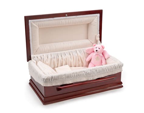 19 Inch Classic Wood Baby Casket with Slide Lock C-19-SO – 3rd Trimester Caskets for Stillbirth ...