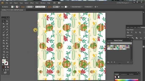 How to create Cloth Fabric Pattern in Illustrator | Adobe Illustrator ...