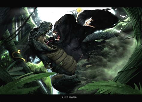 Epic King Kong vs. Serpent - HD Wallpaper from King Kong (2005)