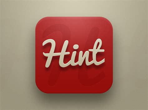 Hint App @2x by Mike Beecham on Dribbble