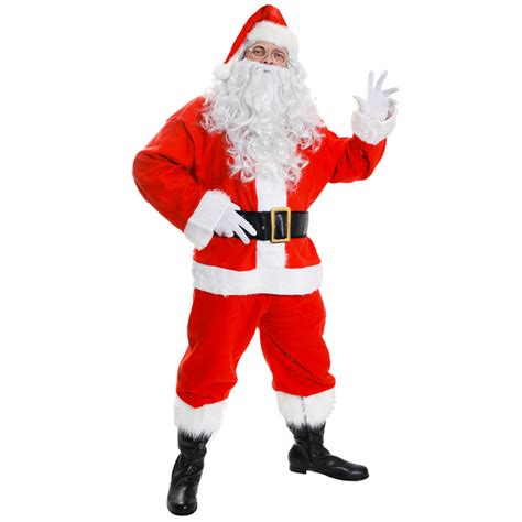 Buy Father Christmas 10 Piece Costume (Adults) | Party Chest