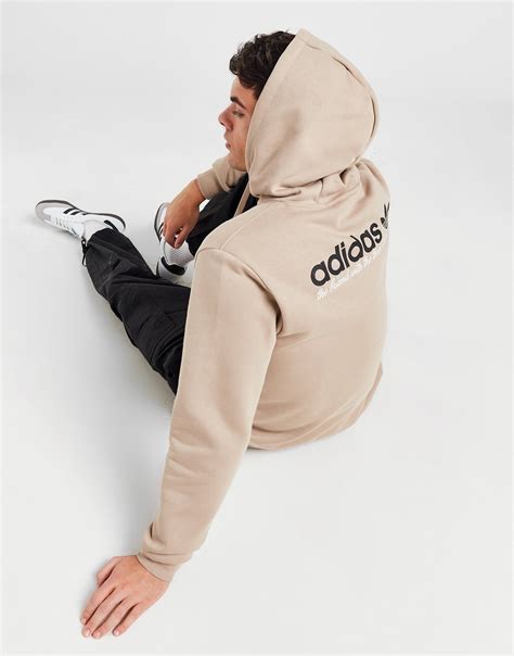 Brown adidas Originals Script Hoodie - JD Sports