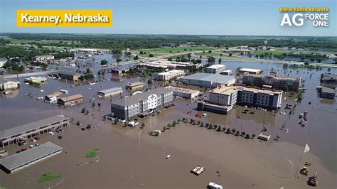 DRONE FOOTAGE: Kearney Nebraska Flooding - 2019 - YouTube