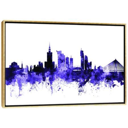 Warsaw, Poland Skyline | Canvas wall art, Canvas art prints, Canvas prints