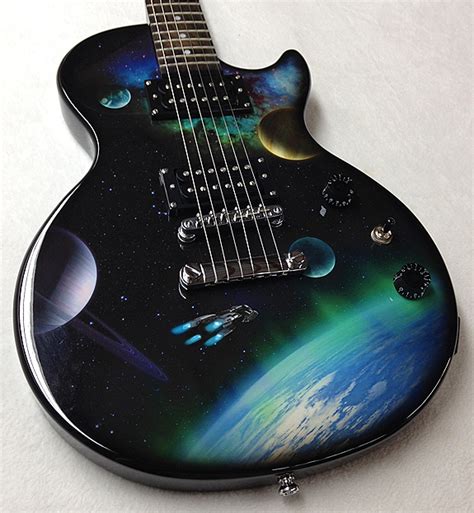 Custom Painted Gibson Les Paul Special |Outer Space Paint | Sims Guitar ...