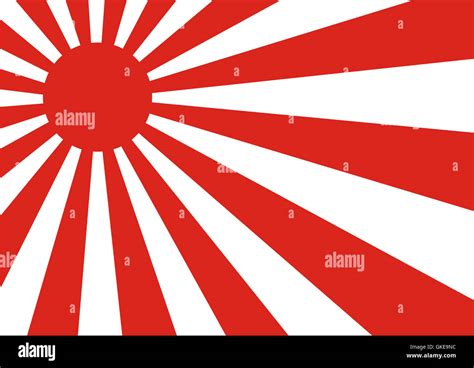 rising sun flag Stock Photo - Alamy