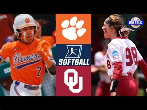 #16 Clemson vs #1 Oklahoma Highlights | Super Regional Game 1 | 2023 College Softball Highlights ...