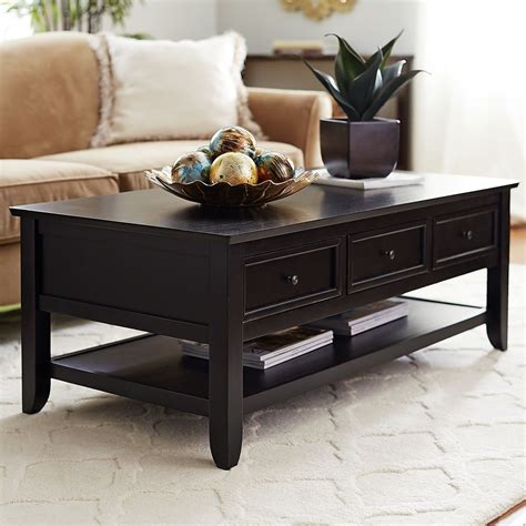 Ashington Coffee Table - Rubbed Black | Pier 1 Imports | Coffee table, Black coffee tables ...