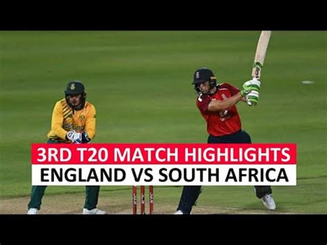 England vs South Africa 3rd T20 | Full Match Highlights 2020 HD