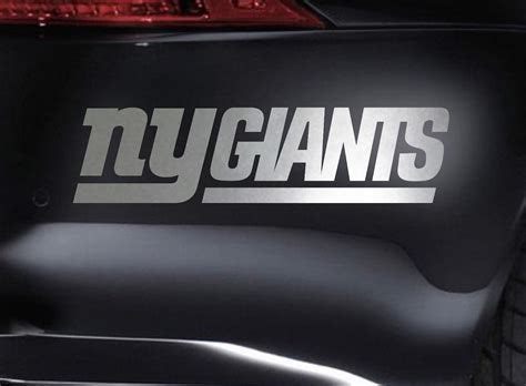 New York Giants Vinyl Car Truck Decal Window Sticker | Etsy