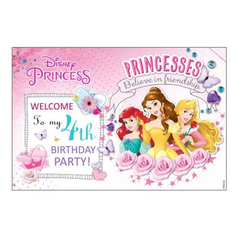 Disney princess Theme Entrance Banner | Disney Princess Door Sign ...