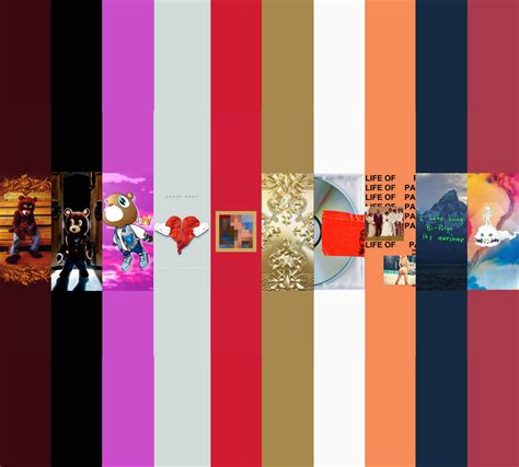 Kanye West All Album Art