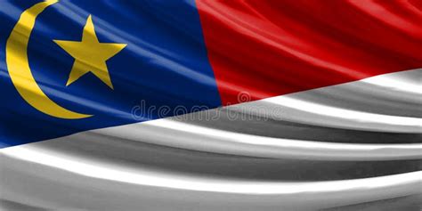 Flag of Malacca State stock vector. Illustration of perlis - 192829234