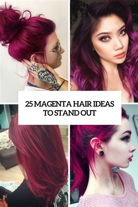 25 Magenta Hair Ideas To Stand Out - Styleoholic