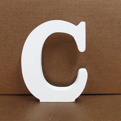 White Block Letters and Numbers - The Decor House